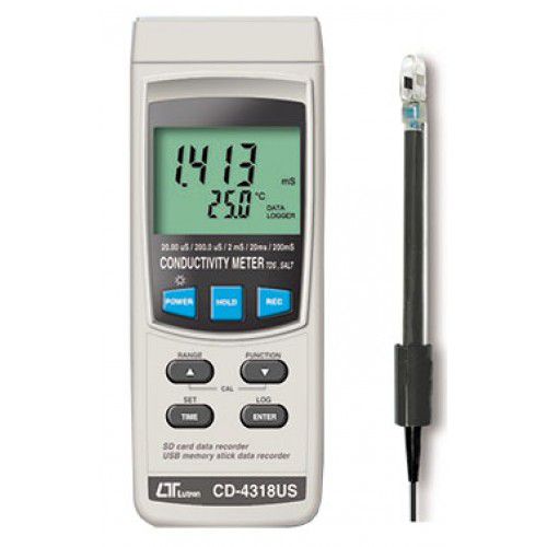 Máy đo độ dẫn điện, độ mặn, TDS LUTRON CD-4318US