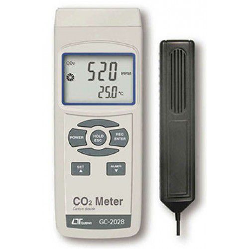 Máy đo nồng độ khí CO2, nhiệt độ môi trường LUTRON GC-2028