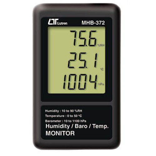 Thiết bị đo áp suất, nhiệt độ, độ ẩm LUTRON MHB-372