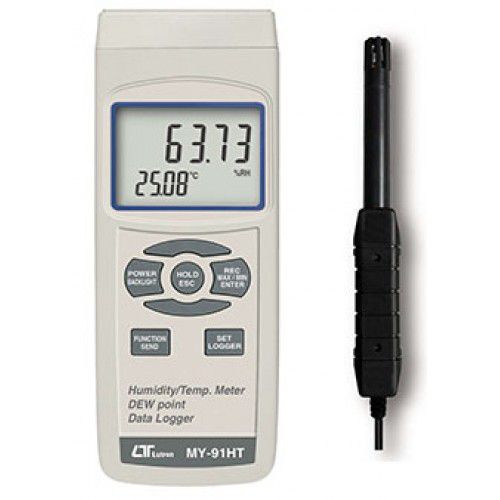Máy đo nhiệt độ, độ ẩm, nhiệt độ điểm sương dataloger LUTRON MY-91HT