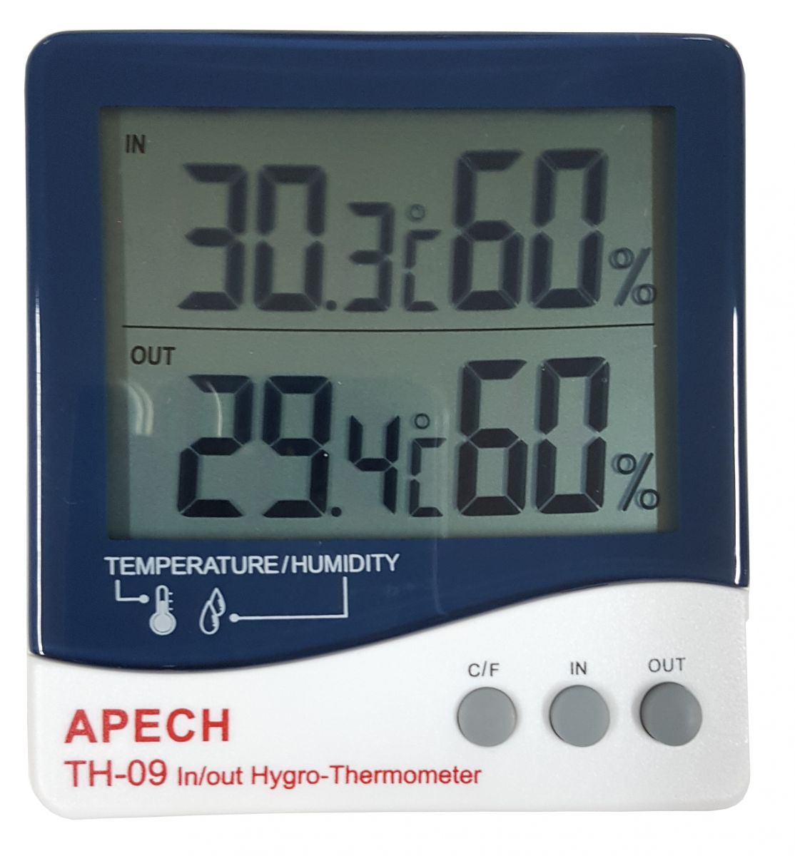 Thiết bị đô nhiệt độ, độ ẩm APECH TH-09