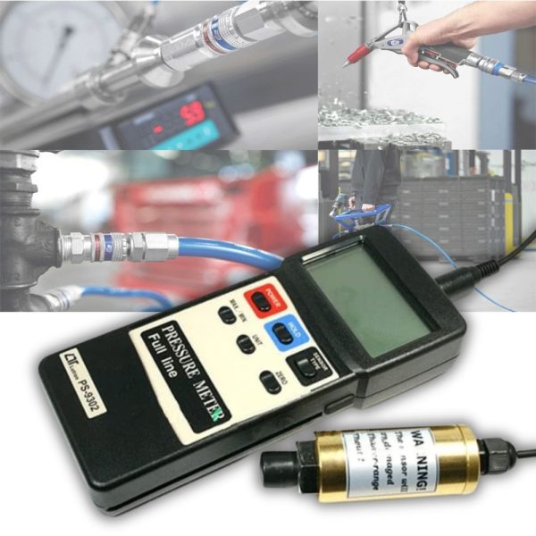 Máy đo áp suất khí nén LUTRON PS-9302 cầm tay máy đo áp suất khí nén LUTRON PS-9302, đồng hồ kiểm tra áp suất khí quyển LUTRON PS 9302, LUTRON PS-9302 Pressure Meter