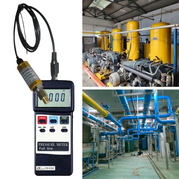 Máy đo áp suất khí nén LUTRON PS-9302 cầm tay máy đo áp suất khí nén LUTRON PS-9302, đồng hồ kiểm tra áp suất khí quyển LUTRON PS 9302, LUTRON PS-9302 Pressure Meter