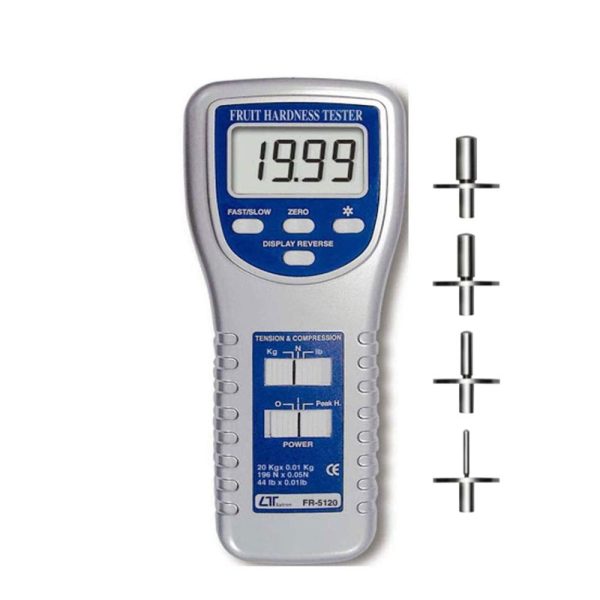 Máy đo độ cứng trái cây LUTRON FR-5120 cầm tay (20Kg) Máy đo độ cứng trái cây LUTRON FR-5120 cầm tay, máy đo độ chín trái cây LUTRON FR 5120, máy thử độ cứng trái cây LUTRON FR-5120 Fruit Hardness Tester