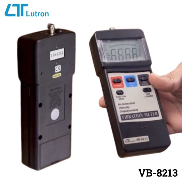 máy đo độ rung LUTRON VB-8213 có chức năng ghi dữ liệu (data logger), máy đo rung cầm tay Lutron LUTRON VB 8213, Vibration Meter Acceleration / Velocity / Displacement / data logger LUTRON VB-8213