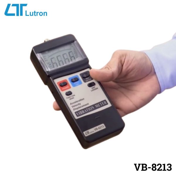 máy đo độ rung LUTRON VB-8213 có chức năng ghi dữ liệu (data logger), máy đo rung cầm tay Lutron LUTRON VB 8213, Vibration Meter Acceleration / Velocity / Displacement / data logger LUTRON VB-8213