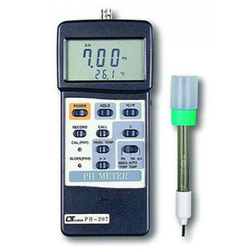 Máy đo PH PH-mV-nhiêt độ, ATC, RS-232/USB Lutron PH-207