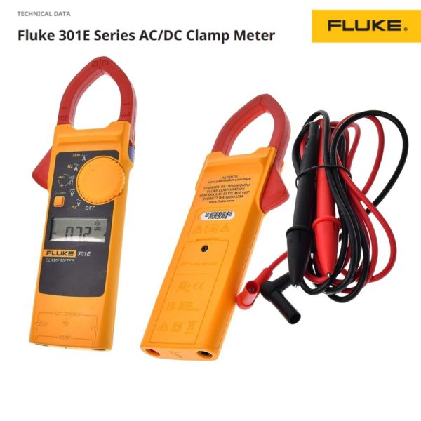 Ampe kìm Fluke 301E, Ampe kìm AC/DC Fluke 301E, Fluke-301E AC/DC Clamp Meter