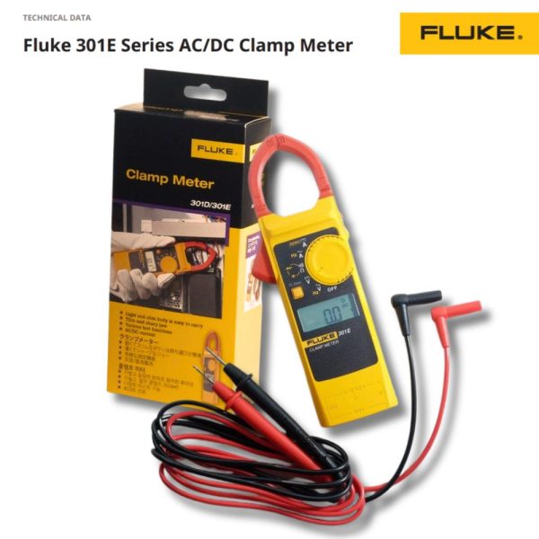Ampe kìm Fluke 301E, Ampe kìm AC/DC Fluke 301E, Fluke-301E AC/DC Clamp Meter