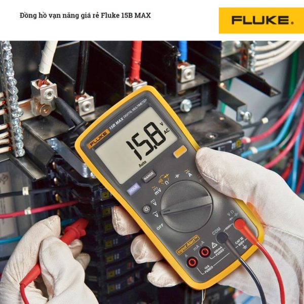 Đồng hồ vạn năng FLUKE 15B MAX, đồng hồ vạn năng điện tử FLUKE 15B-MAX, FLUKE 15B MAX Digital Multimeter