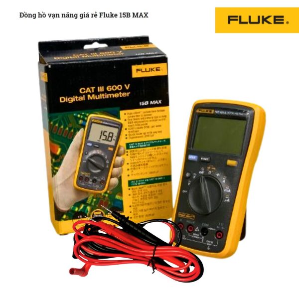 Đồng hồ vạn năng FLUKE 15B MAX, đồng hồ vạn năng điện tử FLUKE 15B-MAX, FLUKE 15B MAX Digital Multimeter