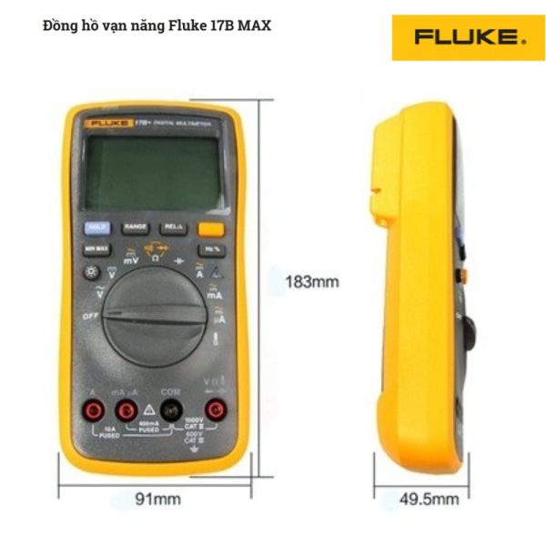Đồng hồ vạn năng FLUKE 17B MAX, đồng hồ vạn năng điện tử FLUKE 17B-MAX, FLUKE 17B MAX Digital Multimeter
