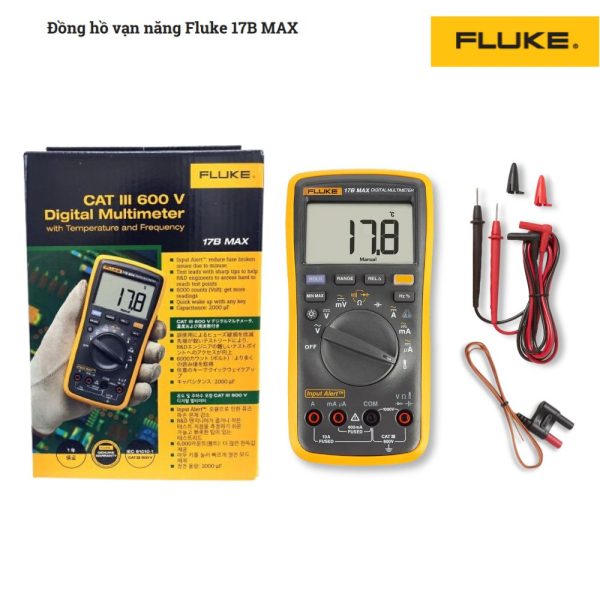 Đồng hồ vạn năng FLUKE 17B MAX, đồng hồ vạn năng điện tử FLUKE 17B-MAX, FLUKE 17B MAX Digital Multimeter