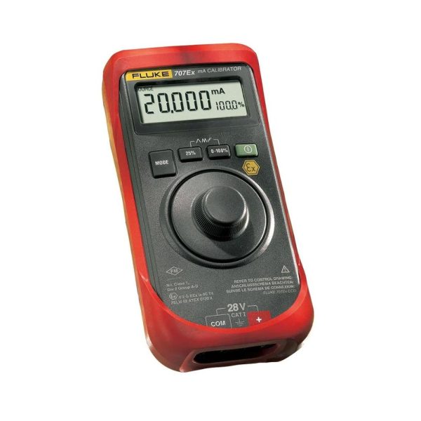 Máy hiệu chuẩn dòng điện mA FLUKE 707EX Máy hiệu chuẩn dòng điện mA Fluke 707EX, thiết bị hiệu chuẩn dòng điện FLUKE 707 EX, Fluke 707Ex Intrinsically Safe Loop Calibrator
