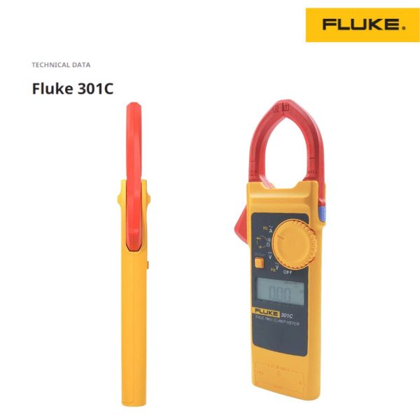 Ampe kìm Fluke 301C đo dòng AC, đồng hồ kẹp FLUKE-301C (AC 1000A), FLUKE 301C Digital clamp Meter AC