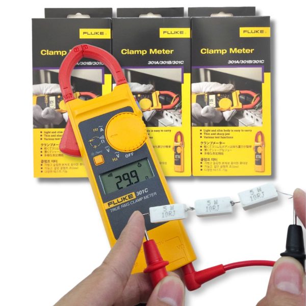 Ampe kìm Fluke 301C đo dòng AC, đồng hồ kẹp FLUKE-301C (AC 1000A), FLUKE 301C Digital clamp Meter AC