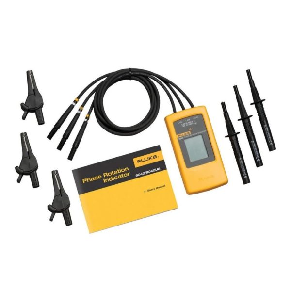 Đồng hồ đo thứ tự pha FLUKE 9040 cầm tay (700V) Đồng hồ đo thứ tự pha FLUKE 9040, Thiết bị chỉ thị pha và chiều vòng quay pha FLUKE-9040, Fluke 9040 Phase Rotation Indicator