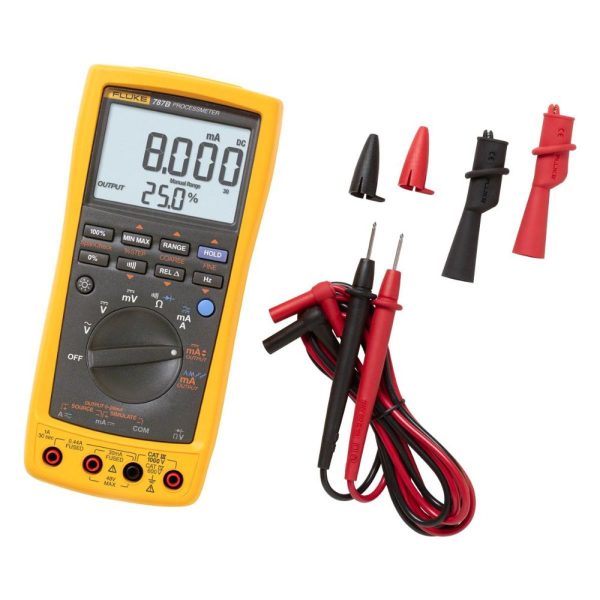 Máy hiệu chuẩn dòng điện FLUKE 787B ProcessMeter True-RMS Máy hiệu chuẩn dòng điện FLUKE 787B ProcessMeter™, Thiết bị hiệu chuẩn đa năng FLUKE-787B, Máy hiệu chuẩn vòng lặp Fluke787B