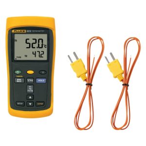 Máy đo nhiệt độ tiếp xúc Fluke 52 II, Máy đo nhiệt độ đầu vào kép kỹ thuật số Fluke 52-2, Fluke 52 II Digital Thermometer