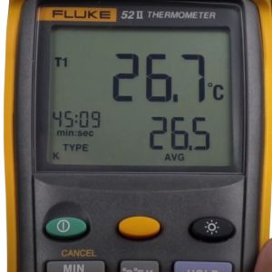 Máy đo nhiệt độ tiếp xúc Fluke 52 II, Máy đo nhiệt độ đầu vào kép kỹ thuật số Fluke 52-2, Fluke 52 II Digital Thermometer