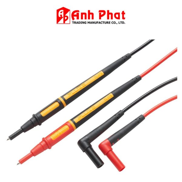 Phụ kiện đồng hồ đo điện, Dây đo Fluke TL175 cao cấp, Dây đo đồng hồ vạn năng, ampe kìm Fluke TL-175 TwistGuard™ Test Leads, Dây kiểm tra Fluke TL175