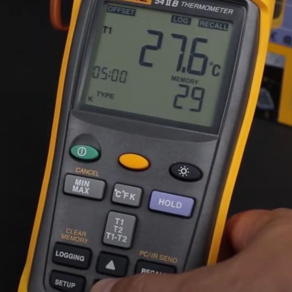 Máy đo nhiệt độ tiếp xúc Fluke 54 II B (54-2-B), Thiết bị đo nhiệt độ tiếp xúc 2 kênh FLUKE 54-II-B, Fluke 54-2-B Dual Input Digital Thermometer