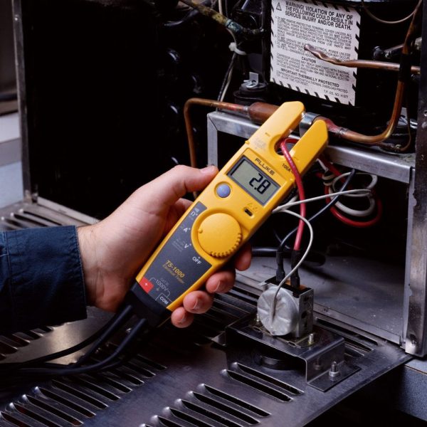Máy đo điện áp Fluke T5-1000 đo thông mạch và dòng điện, Thiết bị kiểm tra thông mạch và đo điện áp Fluke-T5-1000, FLUKE T5-1000 1000V Clamp Continuity Current Electrical Tester