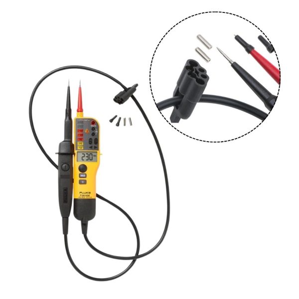 Máy đo điện áp và kiểm tra thông mạch Fluke T130, Thiết bị kiểm tra dòng điện AC/DC và đo thông mạch Fluke T-130, Fluke T 130 Two-pole Voltage and Continuity Electrical Tester