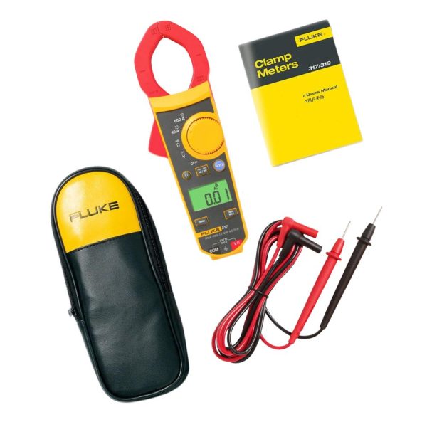 Ampe kìm điện tử đo dòng AC DC FLUKE 317 True RMS (600A / 600V), Ampe kìm FLUKE-317 True-RMS đo điện AC/DC, Fluke 317 True-RMS Clamp Meters