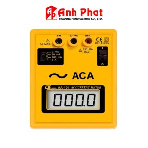 Đồng hồ đo dòng AC Lutron AA-104 để bàn, Ampe kế AC kỹ thuật số Lutron AA-104, LUTRON AA 104 ACA Bench Meter, Lutron AA-104 AC current meter