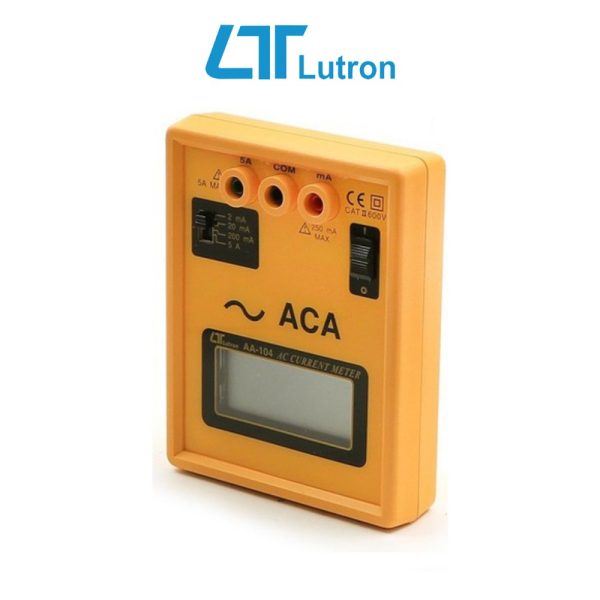 Đồng hồ đo dòng AC Lutron AA-104 để bàn Đồng hồ đo dòng AC Lutron AA-104 để bàn, Ampe kế AC kỹ thuật số Lutron AA-104, LUTRON AA 104 ACA Bench Meter, Lutron AA-104 AC current meter