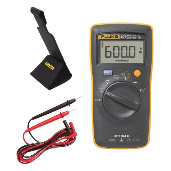 Combo đồng hồ vạn năng FLUKE 101-KIT, bộ đồng hồ vạn năng FLUKE 101 KIT kèm dây đo chuyên dụng, combo Fluke 101-KIT Digital Multimeter