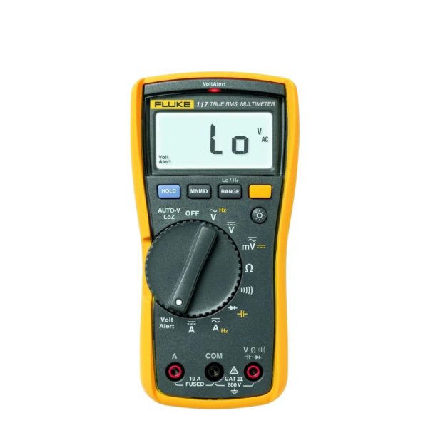 Đồng hồ vạn năng Fluke 117 True-RMS phát hiện điện áp AC không tiếp xúc, Đồng hồ vạn năng đo dòng AC Fluke-117 True RMS, Fluke 117 Electrician's Ideal Multimeter with Non-Contact Voltage