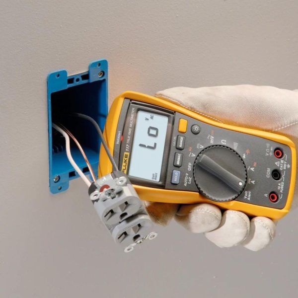 Đồng hồ vạn năng Fluke 117 True-RMS phát hiện điện áp AC không tiếp xúc, Đồng hồ vạn năng đo dòng AC Fluke-117 True RMS, Fluke 117 Electrician's Ideal Multimeter with Non-Contact Voltage