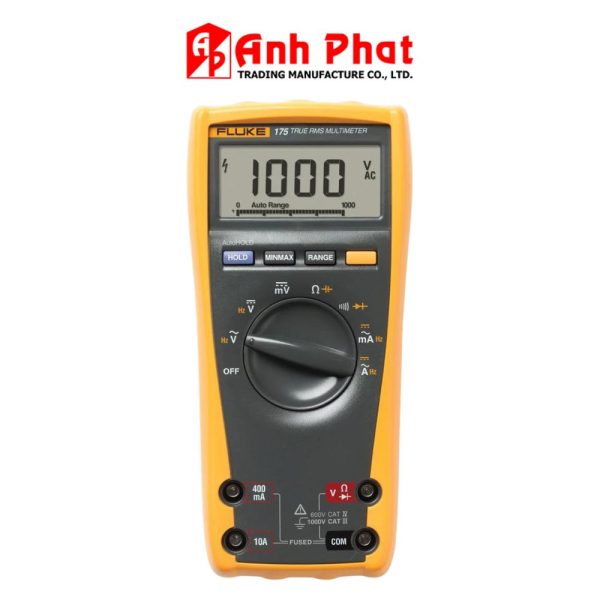 Đồng hồ vạn năng FLUKE 175 True-RMS đo dòng AC/DC, Đồng hồ vạn năng hiệu dụng thực Fluke-175 đo điện AC/DC, Fluke 175 True RMS Digital Multimeter