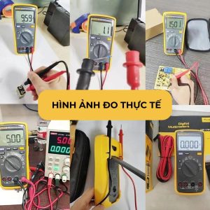 Đồng hồ vạn năng FLUKE 17B Plus (Fluke 17B+) tích hợp đo nhiệt độ và tần số, Đồng hồ VOM FLUKE 17B-Plus đo dòng AC/DC (Fluke 17 B+), Fluke 17B+ Digital Multimeter