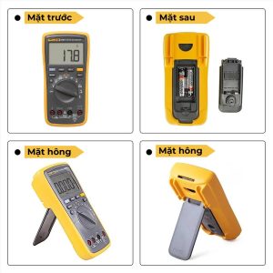 Đồng hồ vạn năng FLUKE 17B Plus (Fluke 17B+) tích hợp đo nhiệt độ và tần số, Đồng hồ VOM FLUKE 17B-Plus đo dòng AC/DC (Fluke 17 B+), Fluke 17B+ Digital Multimeter