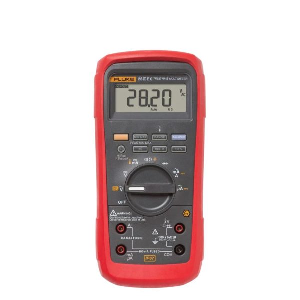 Đồng hồ vạn năng FLUKE 28 II Ex True-RMS đo dòng AC/DC (IP67), Đồng hồ vạn năng chống cháy nổ FLUKE 28-2 Ex True RMS, Fluke 28II-Ex Intrinsically Safe True-rms Digital Multimeter