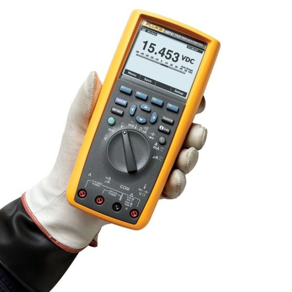 đồng hồ vạn năng FLUKE 287 True-RMS hiển thị đồ thị xu hướng TrendCapture, Đồng hồ vạn năng ghi nhật ký điện tử hiệu dụng thực Fluke-287 với TrendCapture, Fluke 287 True-rms Electronics Logging Multimeter