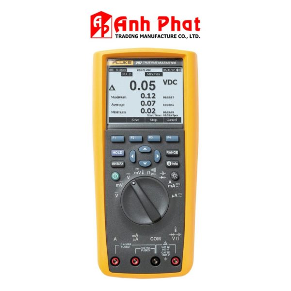 đồng hồ vạn năng FLUKE 287 True-RMS hiển thị đồ thị xu hướng TrendCapture, Đồng hồ vạn năng ghi nhật ký điện tử hiệu dụng thực Fluke-287 với TrendCapture, Fluke 287 True-rms Electronics Logging Multimeter
