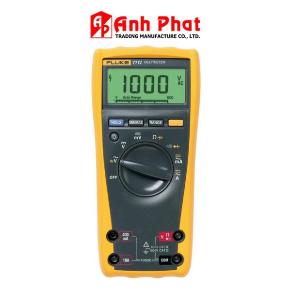 Đồng hồ vạn năng điện tử Fluke 77 IV đo dòng AC/DC, đồng hồ VOM Fluke 77 IV đo điện AC/DC,