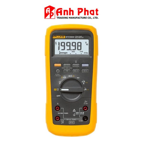 đồng hồ vạn năng FLUKE 87V MAX True-RMS đo dòng AC/DC, đồng hồ đo VOM FLUKE 87-V MAX (Fluke 87-5 Max), Fluke 87V Max True-RMS Digital Multimeter