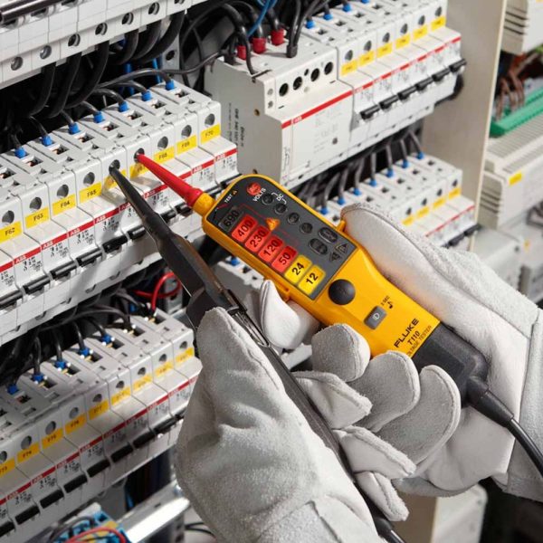Máy đo điện áp và kiểm tra thông mạch FLUKE T110 Máy đo điện áp và kiểm tra thông mạch Fluke T110, Máy kiểm tra điện áp và tính liên tục hai cực Fluke T110, Fluke T110 Two-pole Voltage and Continuity Electrical Tester