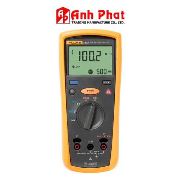 Máy đo điện trở cách điện Fluke 1503, Đồng hồ đo điện trở cách điện Fluke 1503, Fluke 1503 Insulation Resistance Tester