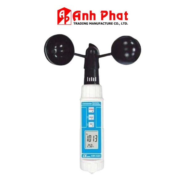 m&aacute;y đo tốc độ gi&oacute; cốc xoay LUTRON ABH-4224, m&aacute;y đo gi&oacute; LUTRON ABH 4224 cầm tay, Lutron ABH4224 Cup Anemometer
