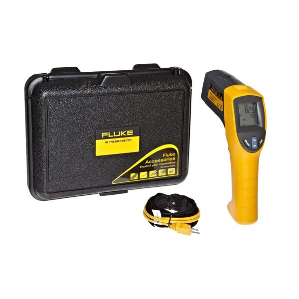 Máy đo nhiệt độ hồng ngoại FLUKE 561 HVAC (2 trong 1) Máy đo nhiệt độ hồng ngoại FLUKE 561 không tiếp xúc và tiếp xúc, Nhiệt kế hồng ngoại Fluke-561, Fluke 561 HVAC Infrared & Contact Thermometer