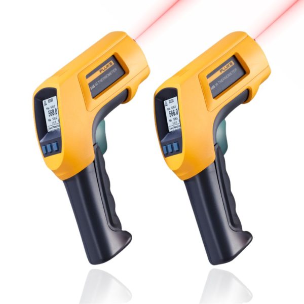 Máy đo nhiệt độ bằng hồng ngoại FLUKE 566 (2 trong 1) Máy đo nhiệt độ hồng ngoại FLUKE 566 không tiếp xúc và tiếp xúc, Nhiệt kế hồng ngoại Fluke-566, Fluke 566 Thermal Gun Infrared & Contact Thermometer