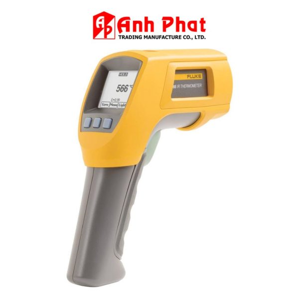 Máy đo nhiệt độ bằng hồng ngoại FLUKE 566 (2 trong 1) Máy đo nhiệt độ hồng ngoại FLUKE 566 không tiếp xúc và tiếp xúc, Nhiệt kế hồng ngoại Fluke-566, Fluke 566 Thermal Gun Infrared & Contact Thermometer