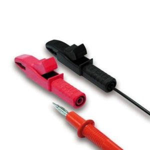 Bộ đầu kẹp cá sấu dùng cho que đo đồng hồ vạn năng LUTRON AL-04, Bộ 2 đầu chuyển Que đo đồng hồ sang Kẹp cá sấu LUTRON AL 04, HEAVY DUTY ALLIGATORS PLUG LUTRON AL-04