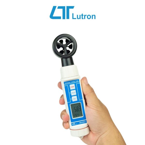 Máy đo gió Lutron AH-4223 (4 trong 1), Máy đo gió - áp suất - độ ẩm và nhiệt độ môi trường kiểu cánh quạt Lutron AH 4223, LUTRON AH4223 Anemometers ( Vane Type, Hot Wire)